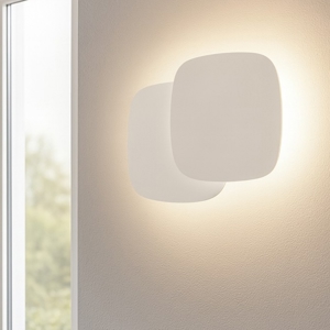 Gea luce step applique da parete led 40w 3000k bianco moderno