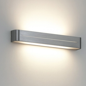Posta ap4 applique da parete 62cm alluminio spazzolato ideal lux
