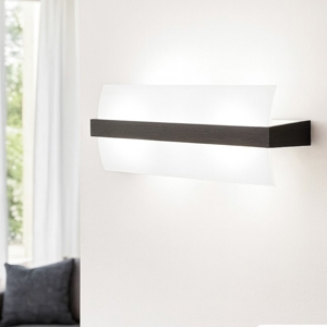 Applique moderna legno wenge moderno wood top light