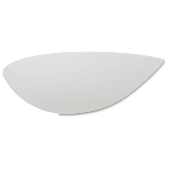 Applique di gesso ceramica bianca 