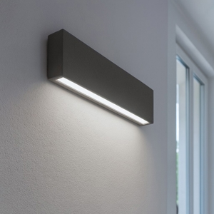 Linea light applique box w1 cemento led 14w 3000k mono emissione