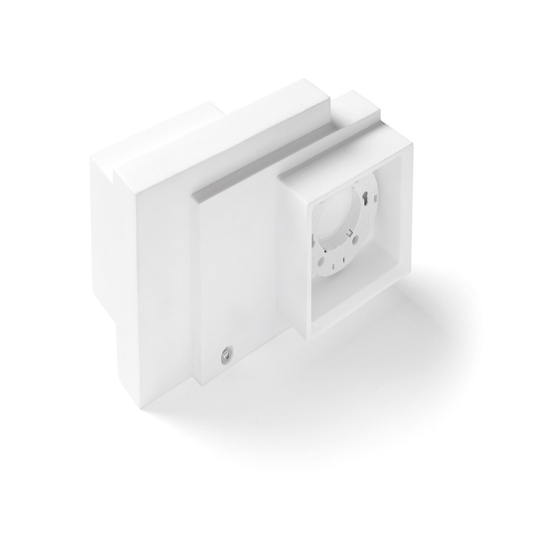 Applique di gesso 2 luci sopra sotto tecnico sforzin sibari
