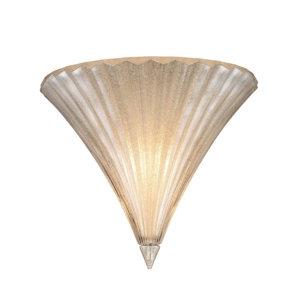Santa ap1 big applique stile vetro sfaccettato decorato oro ideal lux