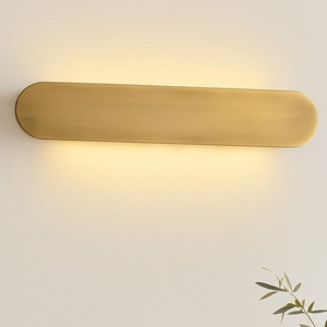 Ideal lux echo ap d60 applique led 30w 3000k oro ottone