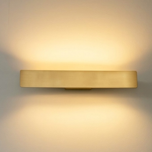 Zig zag ap1 d75 ottone ideal lux led 30w 3000k applique moderna