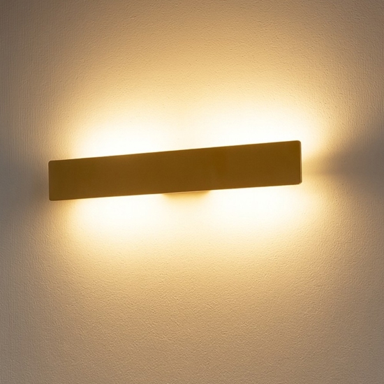 Zig zag ap1 d75 ottone ideal lux led 30w 3000k applique moderna