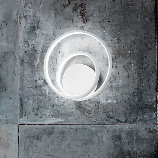 Oz ap dali ideal lux applique led 3000k dimmerabile bianca
