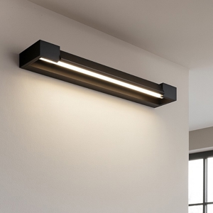 Ideal lux balance ap d45 applique nera led 12w 3000k orientabile