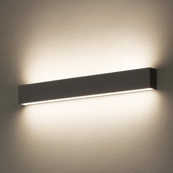 Applique led 41w 2700k cemento box w2 linea light bi emissione