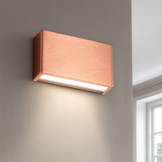 Box w1 rame mono emissione linea light applique led 6w 2700k