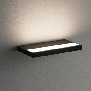 Isyluce applique nero led mono emissione 12w 3000k 4000k moderna