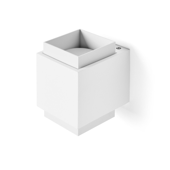 Applique di gesso bianco per interni squadrato syme sforzin Applique di gesso bianco per interni squadrato syme sforzin