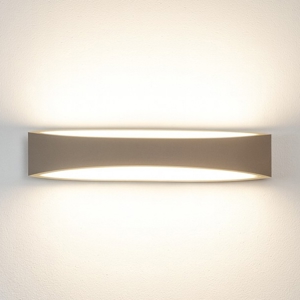 Top light applique da parete eye sabbia led 19w design curvo