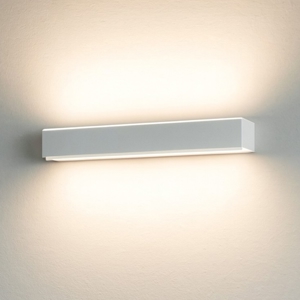 Applique moderna bios argento rettangolare led 3000k 400k top light