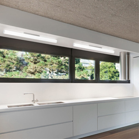Applique led tubolare led 3000k linea light tu top 148cm