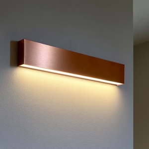 Applique led 28w 3000k box w1 rame mono emissione linea light
