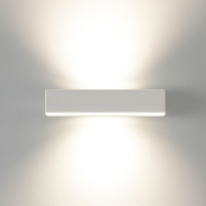 Gea luce gap applique da parete led 16w 4000k bianco moderno