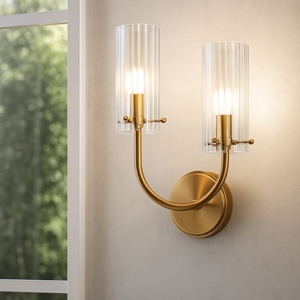 Maytoni arco applique da parete colore oro 2 luci