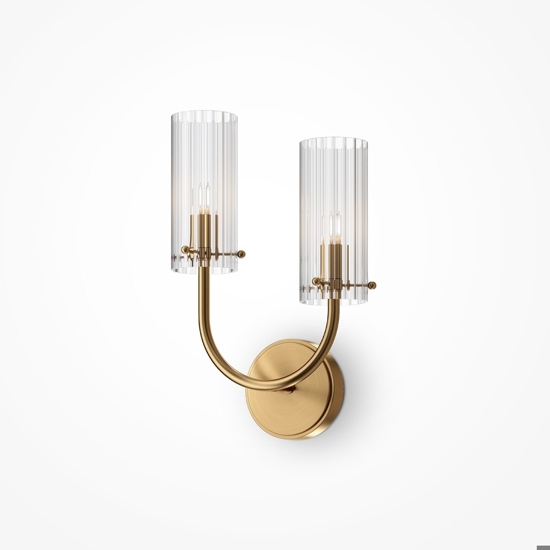 Maytoni arco applique da parete colore oro 2 luci