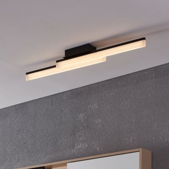Eglo palmital plafoniera da bagno design moderno led 3000k ip44