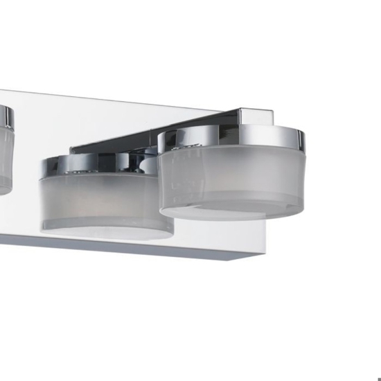 Eglo romendo applique per specchio da bagno moderno led 3000k ip44