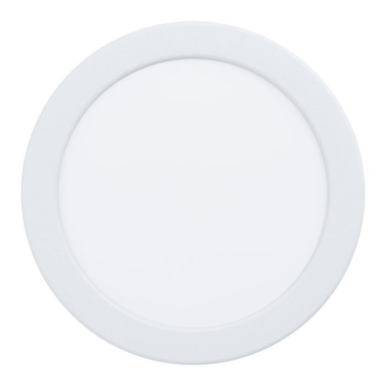 Eglo fueva 5 faretto da incasso bianco tondo led 3000k ip44