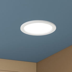 Eglo fueva 5 faretto per bagno da incasso tondo led 4000k ip44