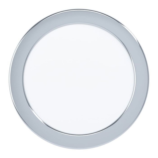 Eglo faretto da incasso per bagno fueva 5 led 4000k ip44