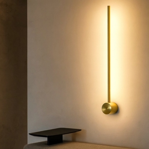 Maytoni light stick applique bacchetta led 7w 3000k oro ottone moderna