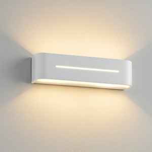 Posta ap2 lampada da parete bianco 36cm rettangolare ideal lux