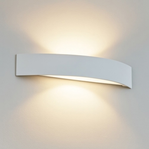 Applique curve linea light led 15w 3000k bianco moderna