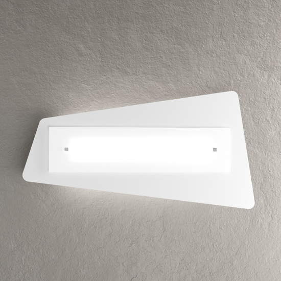 Grande applique da parete bianca top light unusual