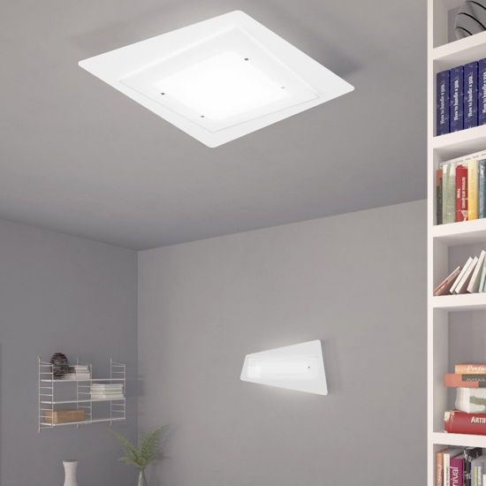 Grande applique da parete bianca top light unusual
