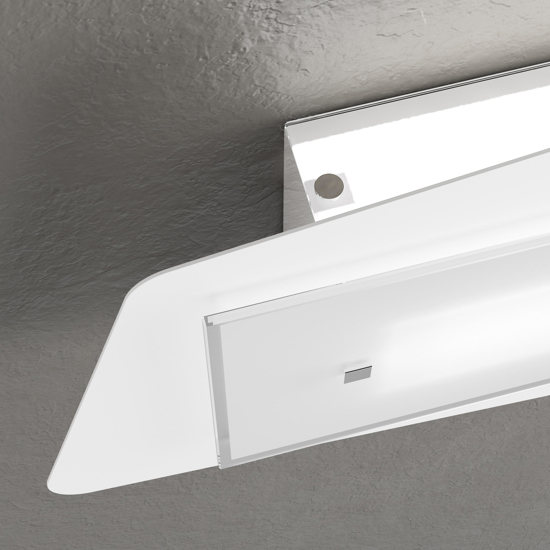 Grande applique da parete bianca top light unusual