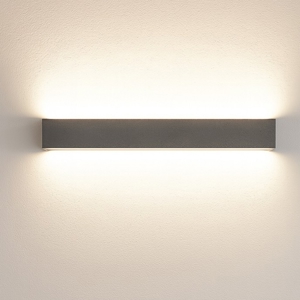 Box w2 linea light applique led 41w 3000k cemento bi emissione