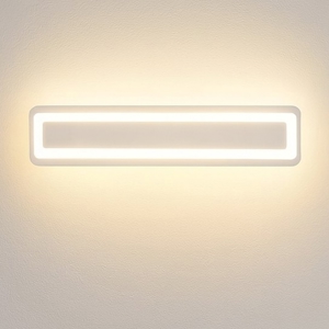 Linea light applique led 28w 3000k antille s bianco moderna