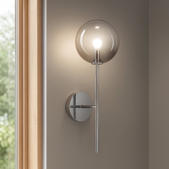 Equinoxe ap1 ideal lux applique sfera vetro fume sfumato
