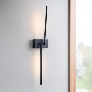 Applique nero da parete moderna led 11w 3000k moderna