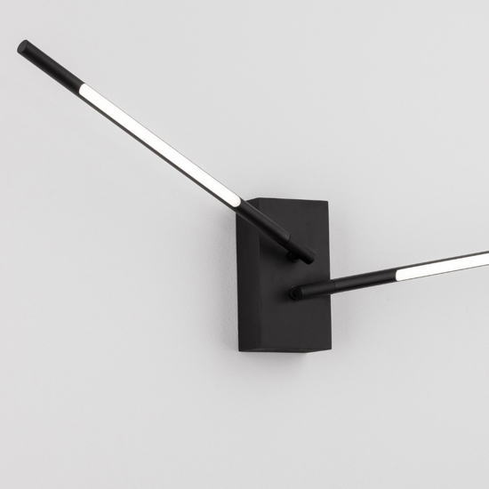 Applique nero da parete moderna led 11w 3000k moderna
