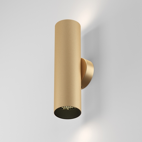 Maytoni artisan applique da parete cilindro oro moderno