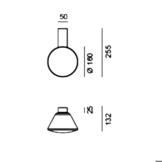 Applique led 6w 3000k oro vetro bianco dimmerabile vivida madame
