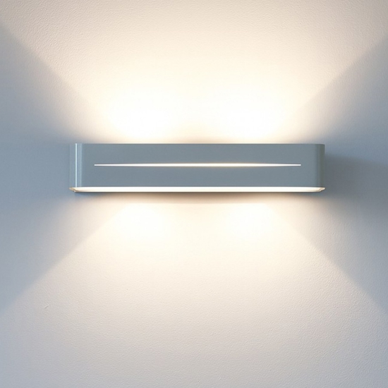 Ideal lux posta ap4 applique da parete rettangolare metallo bianco