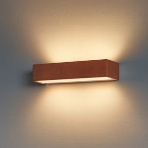 Toplight bios applique moderna foglia rame 12w 3000k 4000k