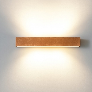 Top light bios foglia rame applique moderna led 18w 3000k 4000k