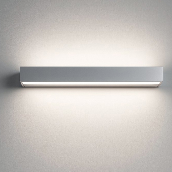 Top light bios argento applique led 24w 3000k 4000k