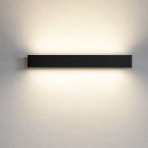 Linea light satori applique led 3000k nera 86cm