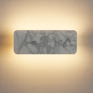 Applique led 3000k bianca linea light gemini w1