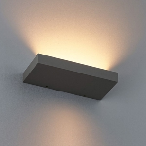 Regolo linea light applique led 3000k antracite mono emissione