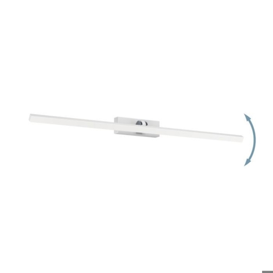 Eglo verdello applique da bagno ip44 bianco per specchio led 3000k a 6500k