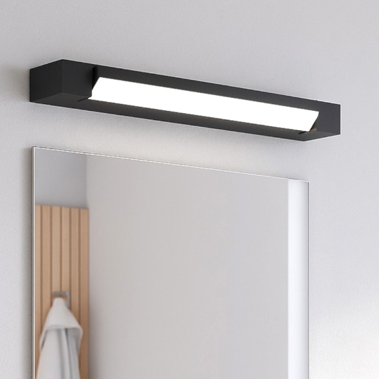 Eglo gemiliana applique da bagno ip44 orientabile per specchio moderno led 4000k